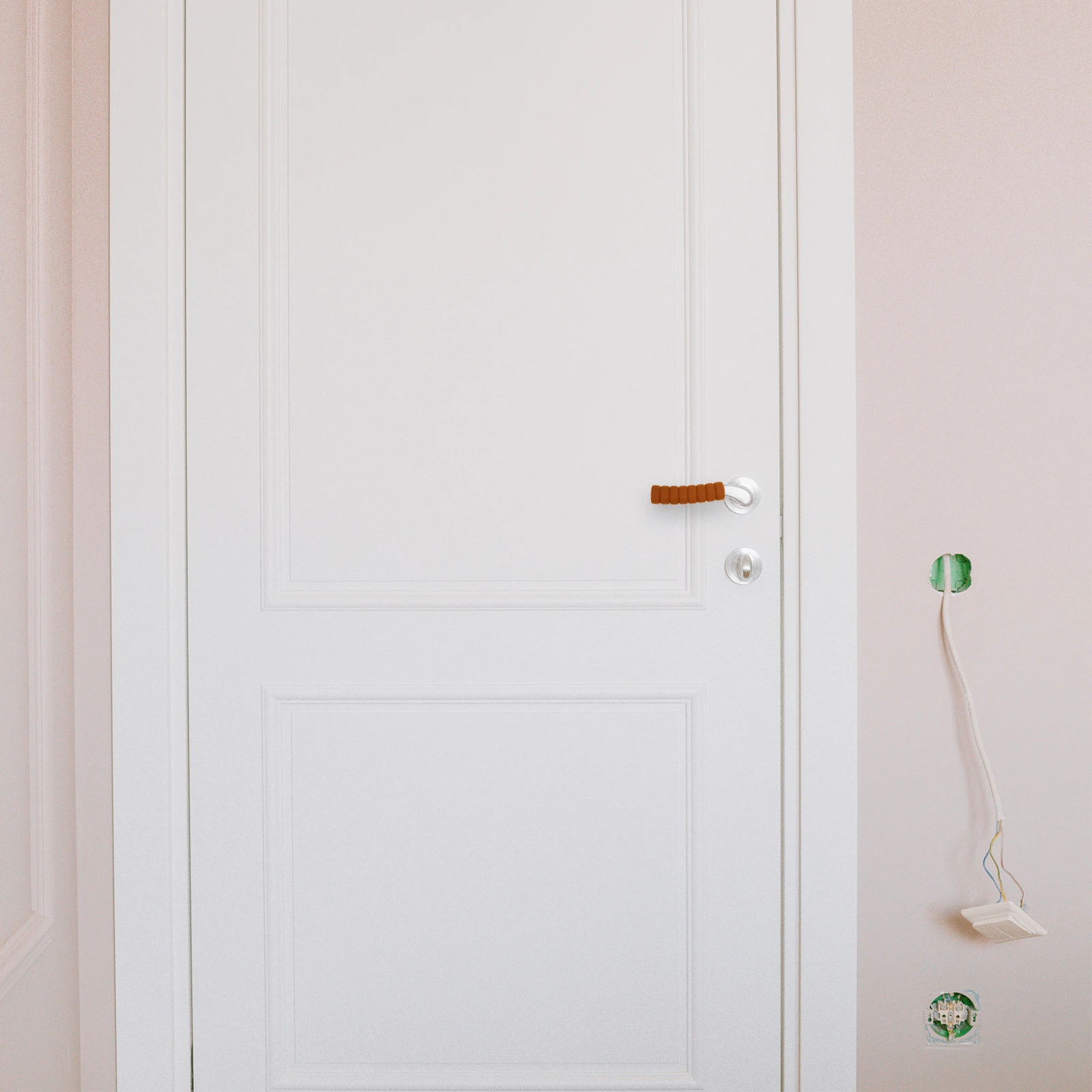 10 ชิ้น Nbr พรีเมี่ยมมือจับประตูครอบคลุม Skid Proof Anti Collision เด็กฝาครอบป้องกัน Wall Protector