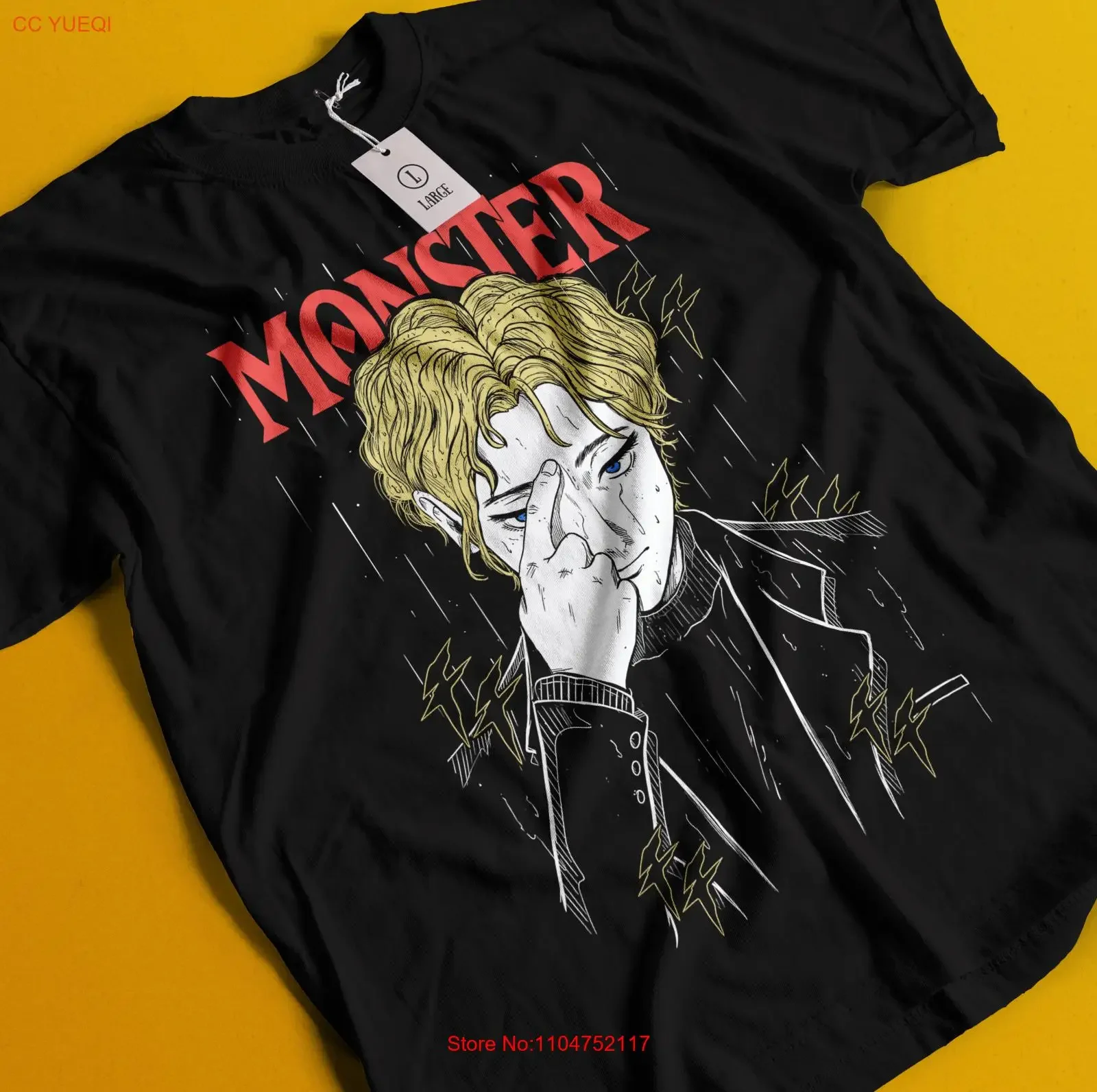Monster Johan liebert T shirt Tenma naoki urasawa Exclusive All Size vintage Washed Stylish designer clothes Slightly