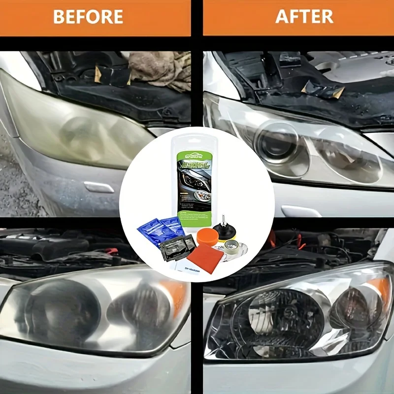 Car Headlight Restoration Polishing Kits Headlamp Repair Kits Car Light Polisher Cleaning Paste Car Paint Care Refurbish Agent