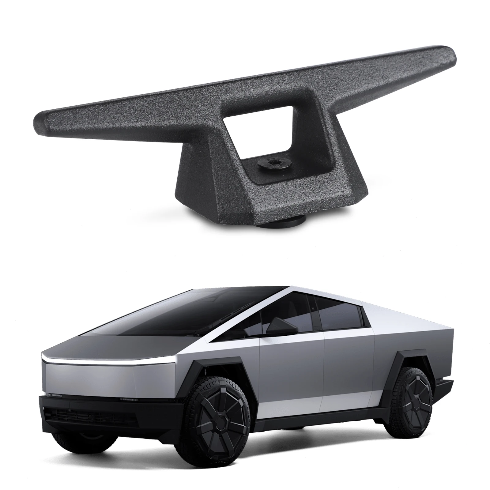 

Новый крючок для гусеничного крючка для L-образного рельсового крючка для Tesla Cybertruck 2023-2025, крючок для шины L-образной дороги багажника, многофункциональное использование