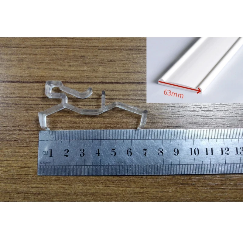 

Plastic Valance Clip For 50mm Wooden Venetian Blinds Plastic Blinds Components