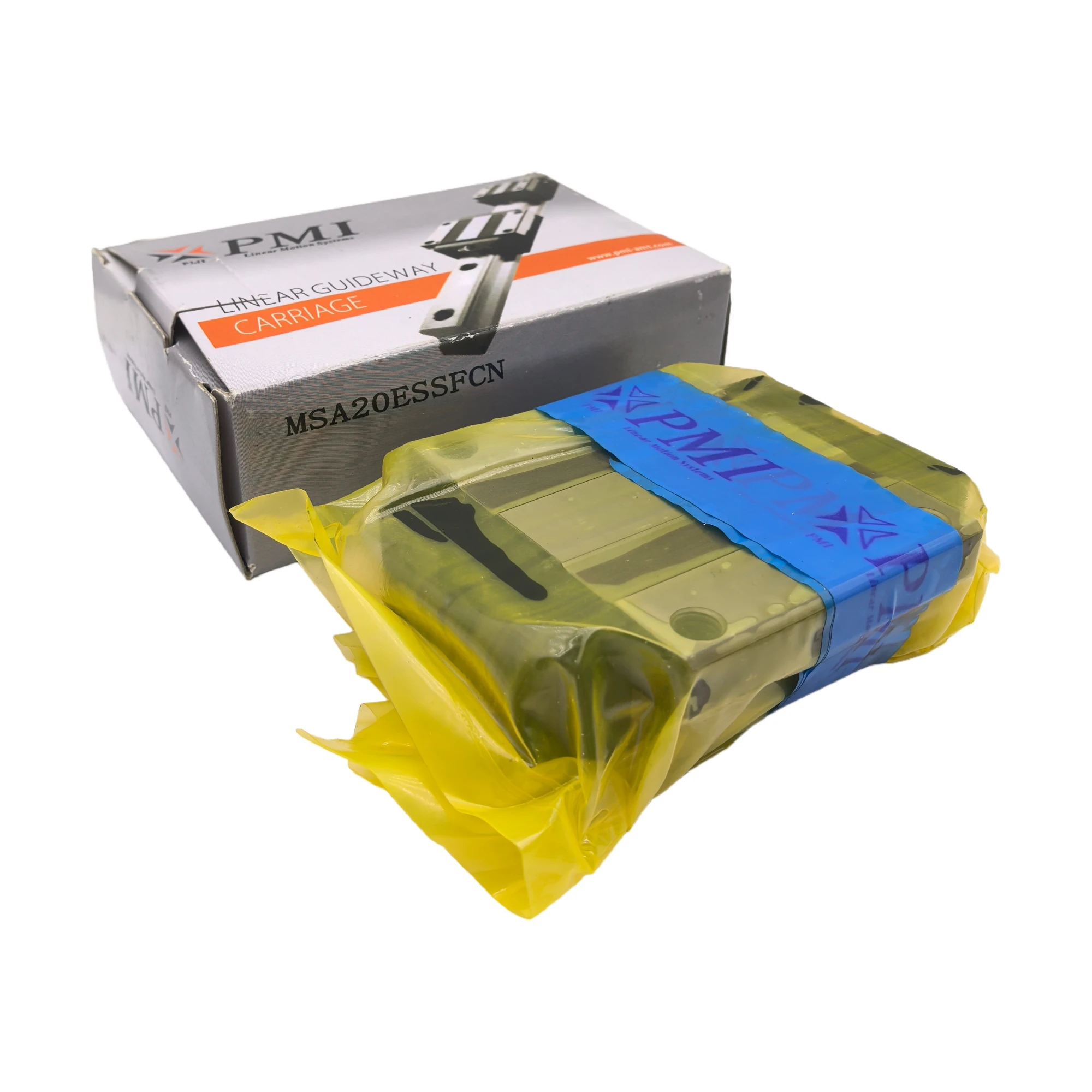 Original PMI Linear Guide MSA20E MSA20ESSFCN MSA20E-N Slider Block Rail Carriage for 3D Printer CNC Linear Actuator