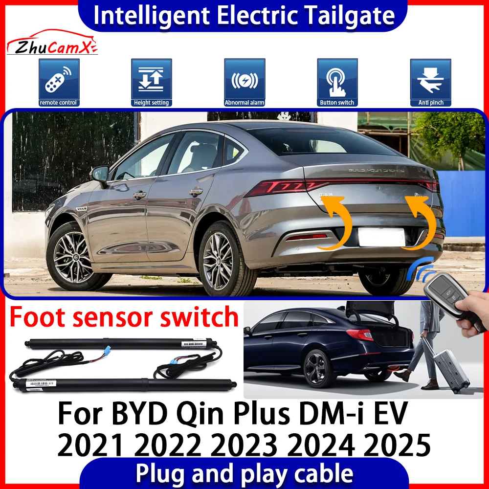 

Automatic Lifting Opening Trunk Intelligent Electric Tail Gate Lift Tailgate for BYD Qin Plus DM-i EV 2021 2022 2023 2024 2025