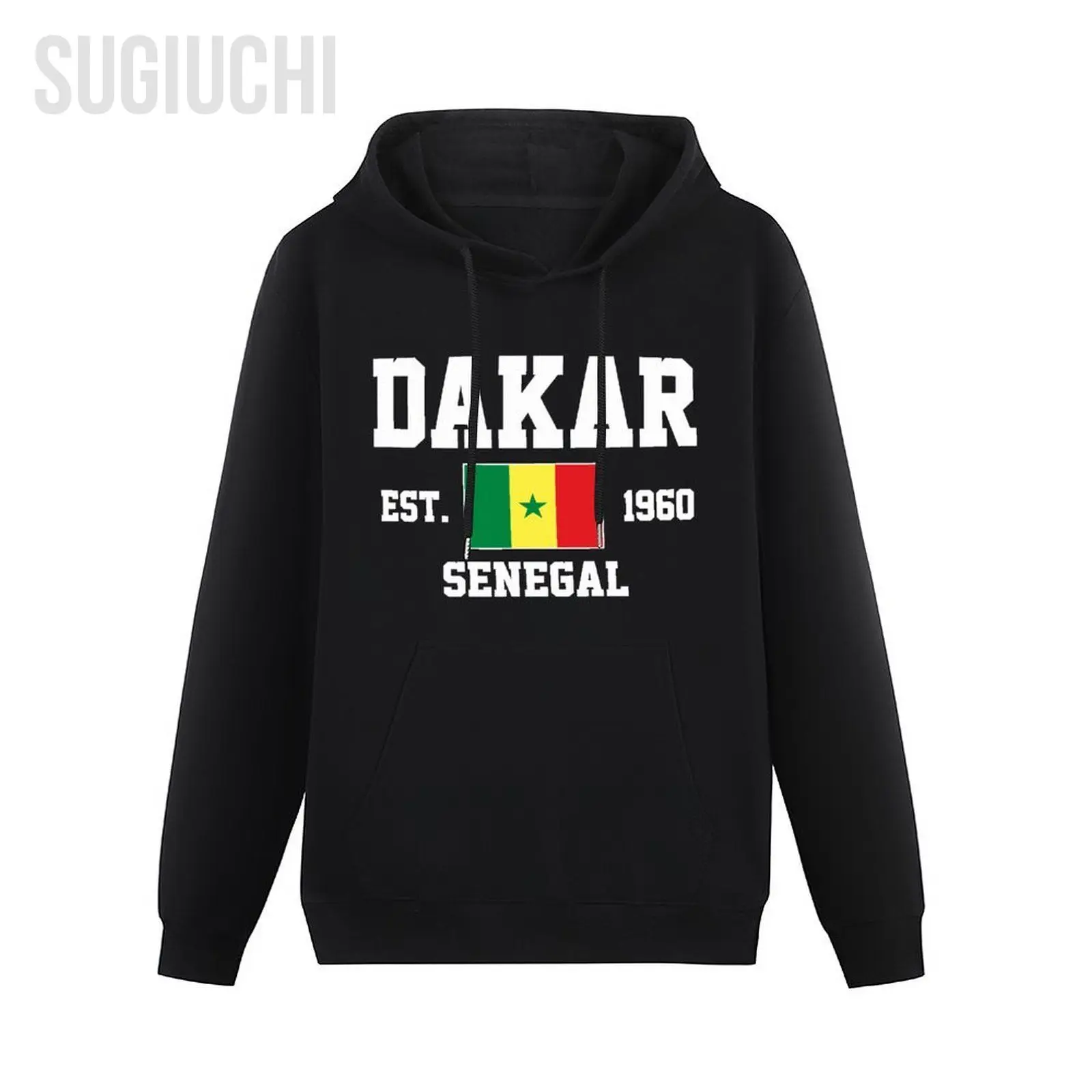 Men Women Hoodies Senegal EST.1960 Dakar Capital Hoodie Pullover Hooded Hip Hop Sweatshirt Cotton Unisex