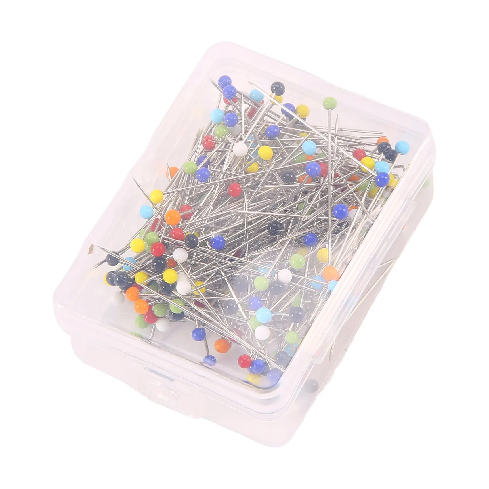 ABFW 250 Pieces Sewing Pins Ball Glass Head Pins Straight Quilting Pins For Jewelry Decoration