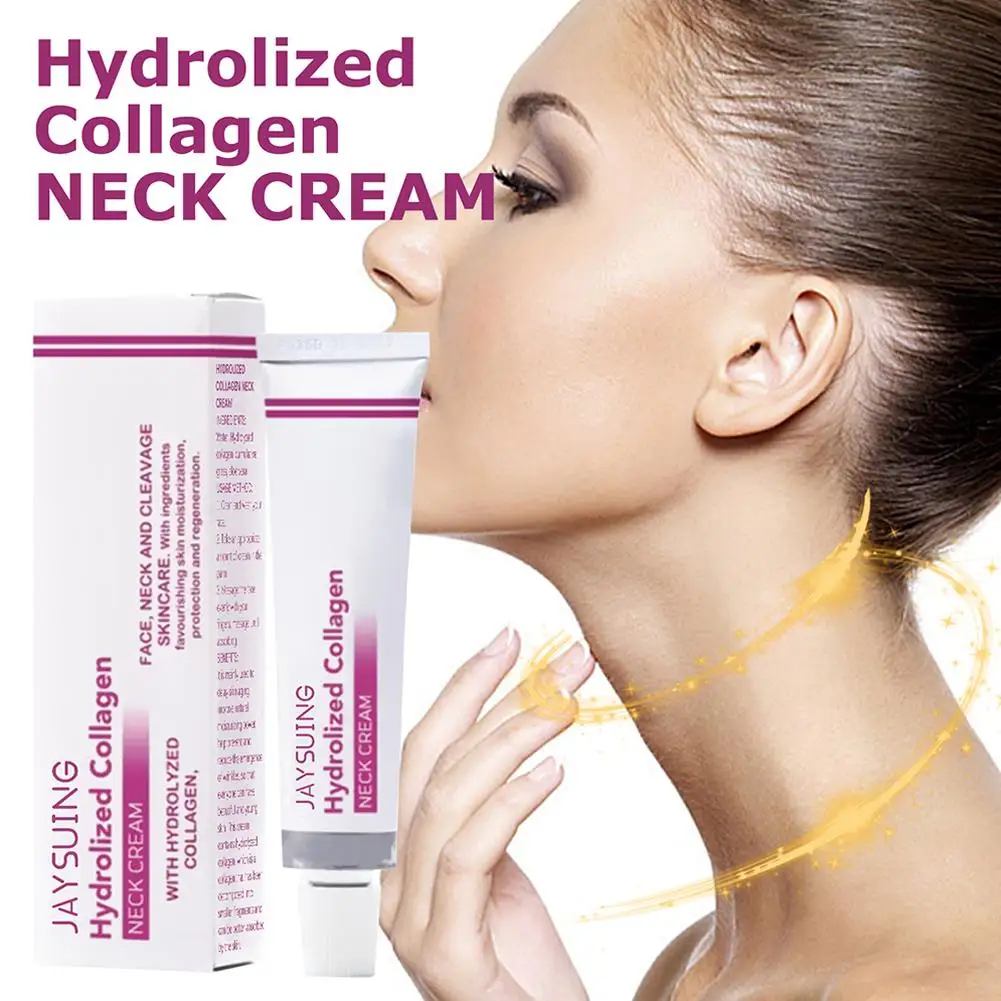 40g Lifting Neck Lines Collagen Neck Cream Nourish Neck Eliminate Rejuvenation Care Chin Fade Double Anti-ageing Fat Wrinkl I6C7