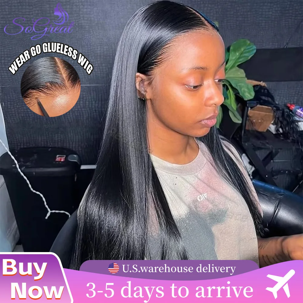 

SoGreat Бесклеевой Прямой Hd Парик Фронта Шнурка 13x6 Прямые Парики Человеческих Волос 13x4 Кружева Фронтальная 5x5 Hd Кружевная Застежка Бразильский