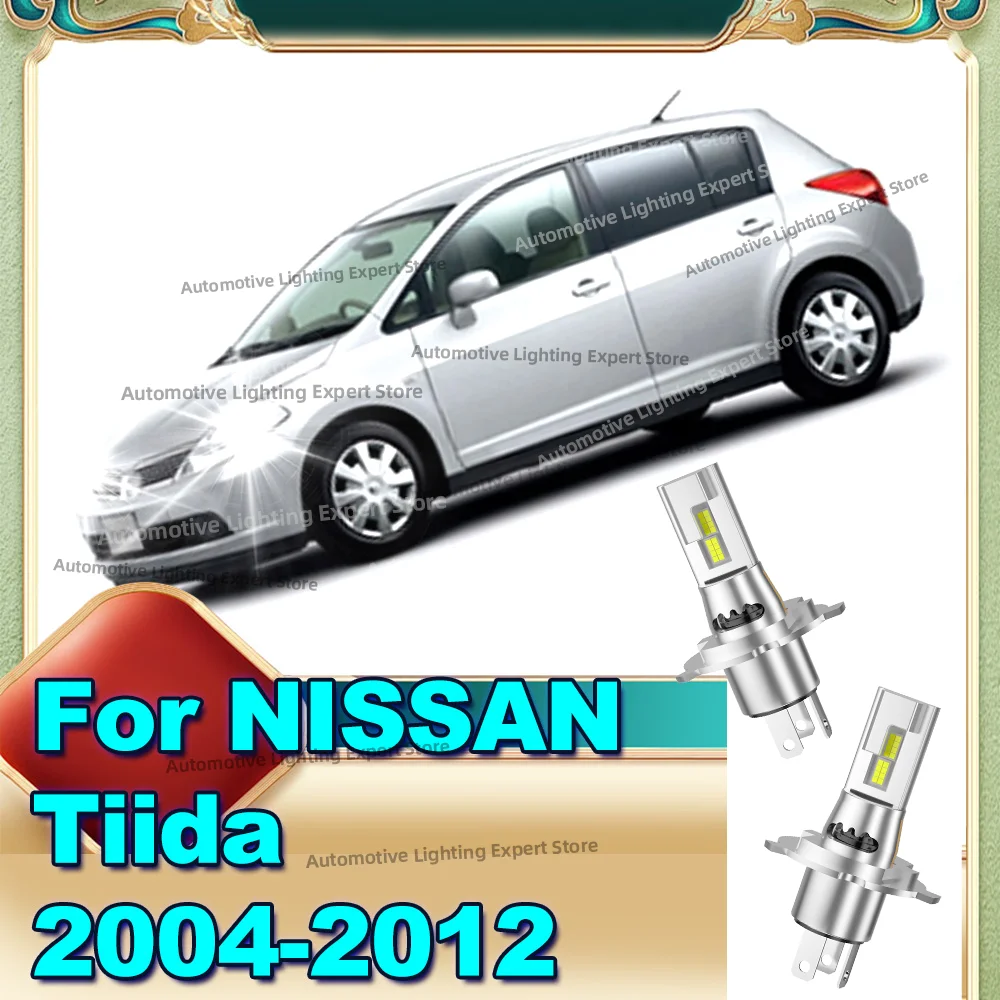 

LED Headlight Bulb High Power Car Lights CANBUS Hi/Lo Beam Plug&Play For NISSAN Tiida 2004-2012 2006 2007 2008 2009 2010 2011