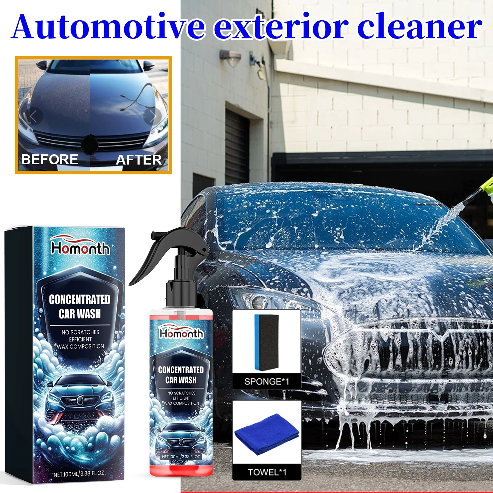 

Car Exterior Cleaner To Prevent Scratches Fading Surface Exterior Cleaner Exterior Refurbishment Cleaning Care Cleaning Agent