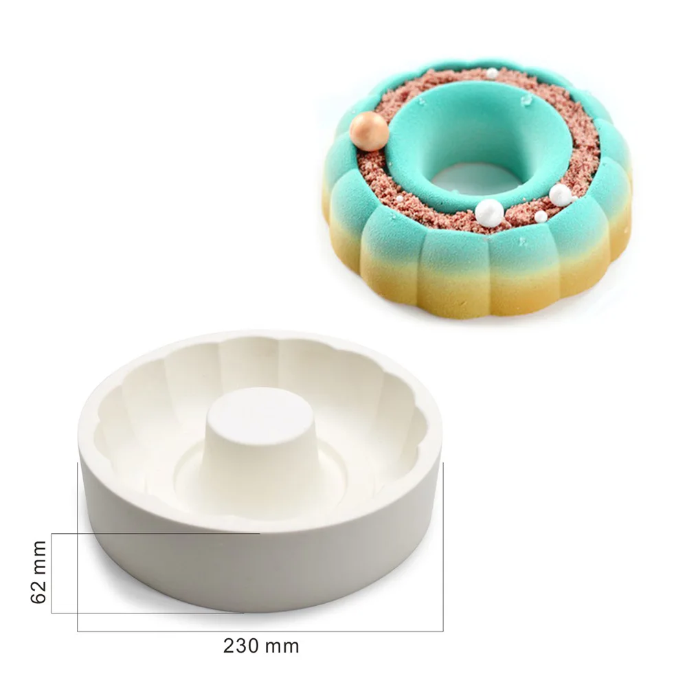 11 styles Hot Designer Silicone Pastry Mold for Baking Mousse Cake Mold 3D Chiffon Brownie Pan Homemade Desserts Tools