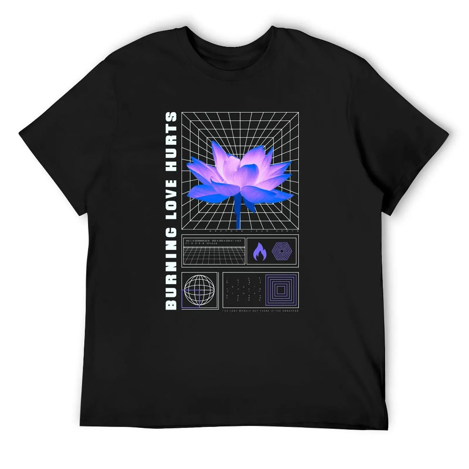 

Purple Lotus flower vaporwave|Aesthetic T-Shirt Aesthetic clothing shirts graphic tee oversized t shirt men graphic t shirts