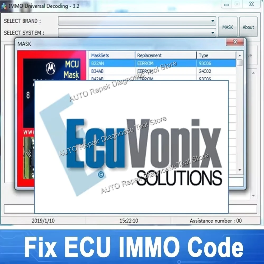 2025 Hot Sell IMMO Universal Decoding 3.2 with free keygen Car diagnostic software Download link EcuVonix 3.2 Unlimited Crack