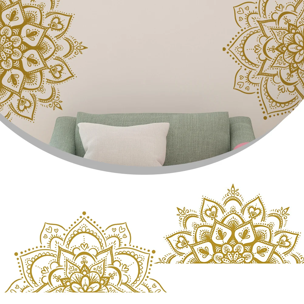 Hand-pasted Lotus Flower Vinyl Sticker Creative Wall Sticker Room Decoration Eid Al-Fitr Decoration Glass Decals