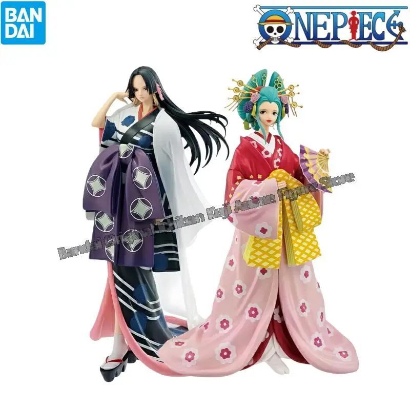 

In Stock Bandai Original Box Garage Kit Model One Piece Boa Hancock Kozuki Hiyori Anime Characters Collectible Original Statue