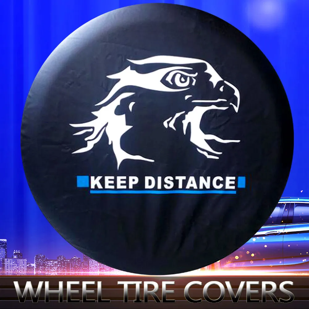 Car Vehicle Wheel Tire Cover Spare Case Bag Protector PVC Leather Sunscreen Waterproof Wheel Covers For Car Truck RV