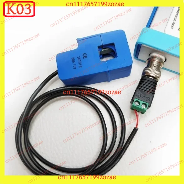 k3 AC Oscilloscope Current Probe, 5A-100A Clamping Current Sensor for Measurement