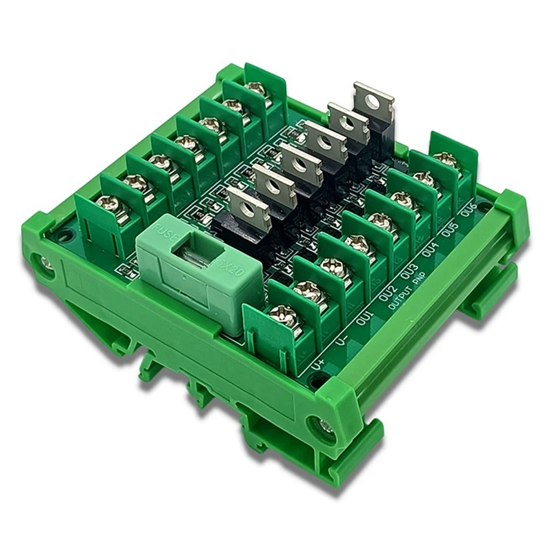 

【Top Picks】6-Channel PLC Amplifier Board Isolation Board Npn In Pnp Out With Module Rack PLC Protection Board