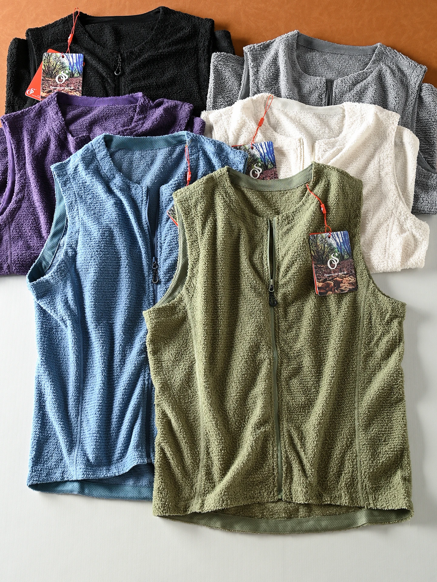 Dynamic Outdoor Fleece Vest Lightweight Quick Dry Breathable mid Layer Sleeveless Monkey King Replacement for Camping Travel