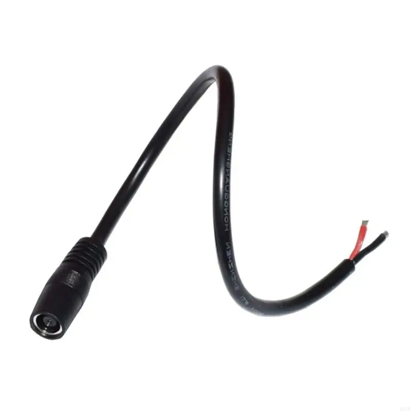 462E DC7909 Power Cable Female to Bare Wire Open End Adapter Cord 16AWG for Solar Panel Outdoor Power Supply 30cm Length