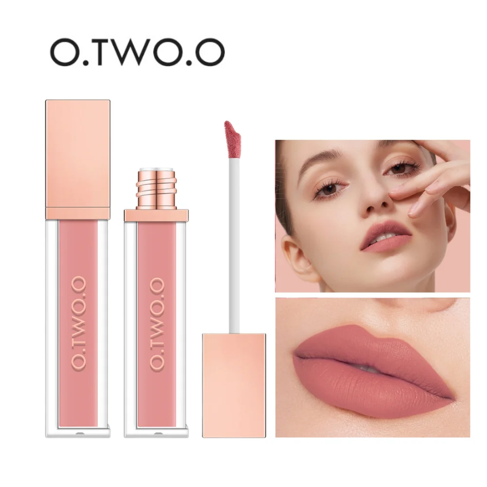 O. tw o. o-batom líquido para mulheres, brilho labial, 12 cores, impermeável, duradouro, fosco, esmalte mancha, cosméticos, atacado