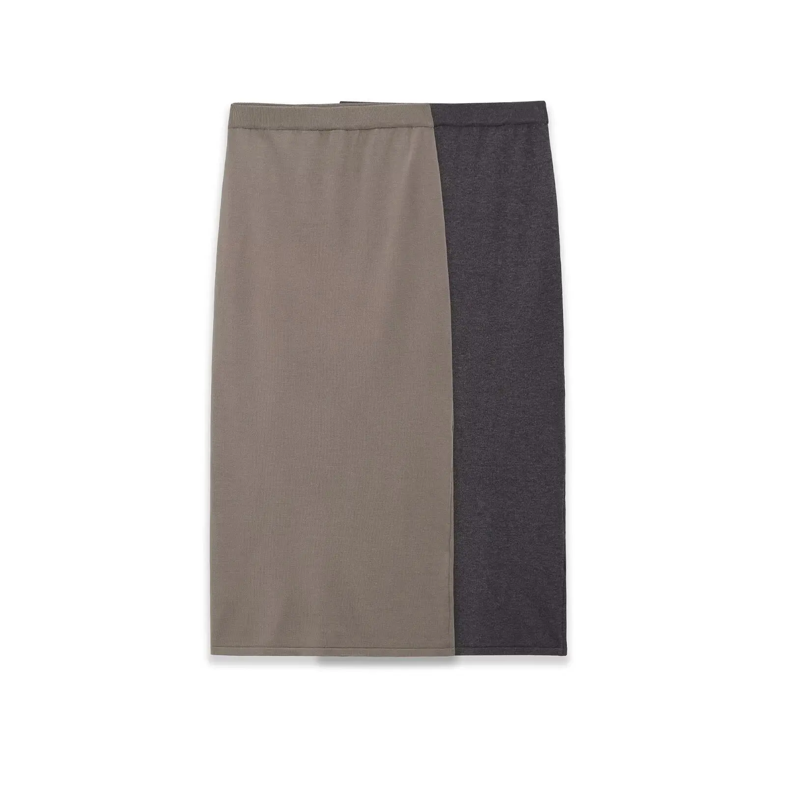 Fashionable Elastic Straight Tube Skirt Women's Clothing Cross-Border Soft Material Mid-Waist Organic Cotton Casual Skirt