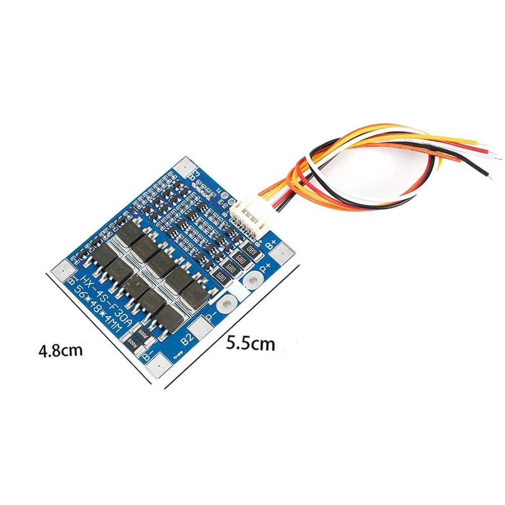 Protection Board 4 Strings Of 3.2V Over Discharge Protection 30A Current Battery High Current Protection Board 1 Set