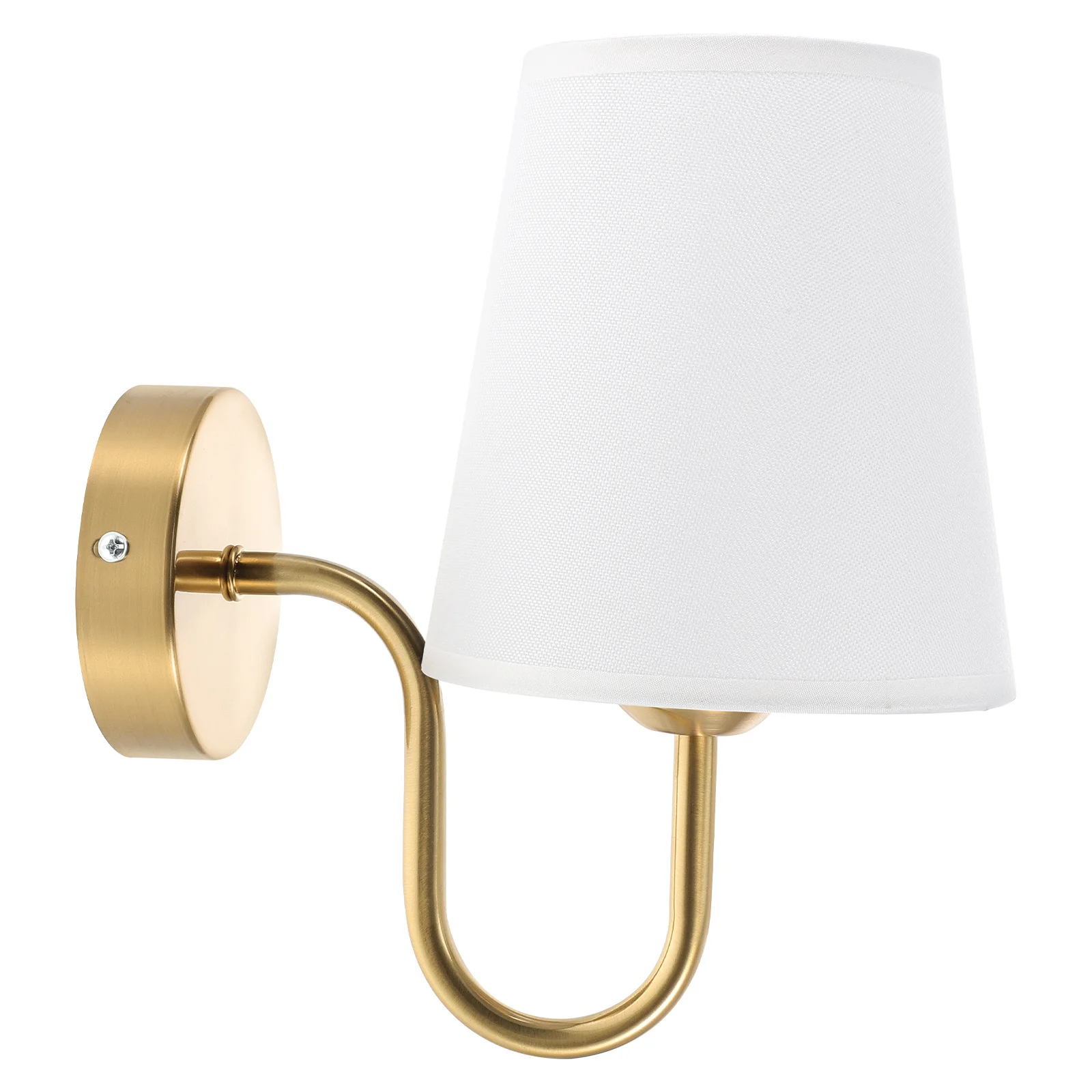 

Modern Wall Lamp with Fabric Shade Black Rustic Sconce for Bedroom Living Room Corridor Lighting Fixture Black Wall Sconce