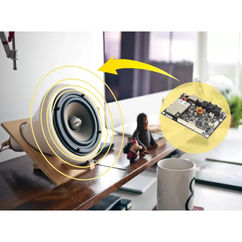 HD DAC Audio Board ESS9038 AirPlay 2 Multi-Room for Hi-Fi Speaker Design