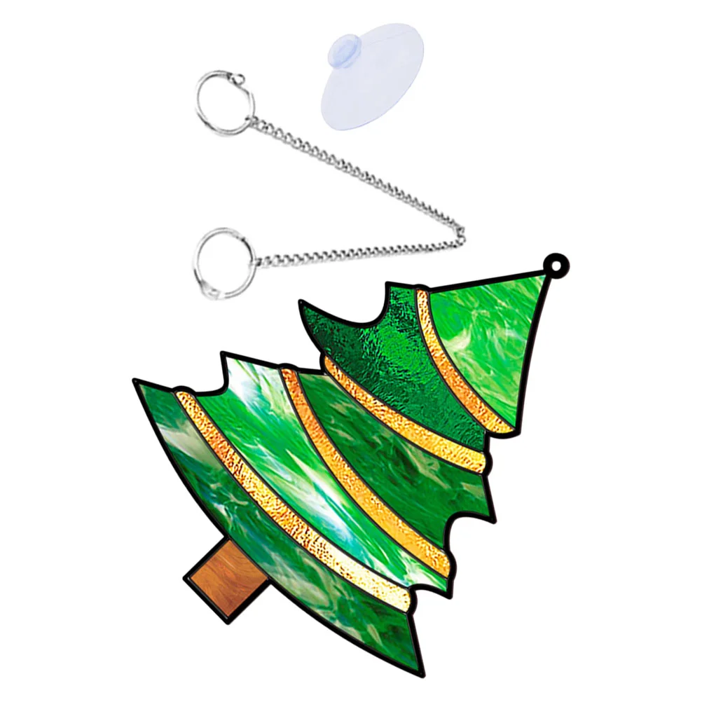 

Christmas Tree Hanging Novel Pendants Sun Visor Acrylic Home Supplies Decor Door Hangings