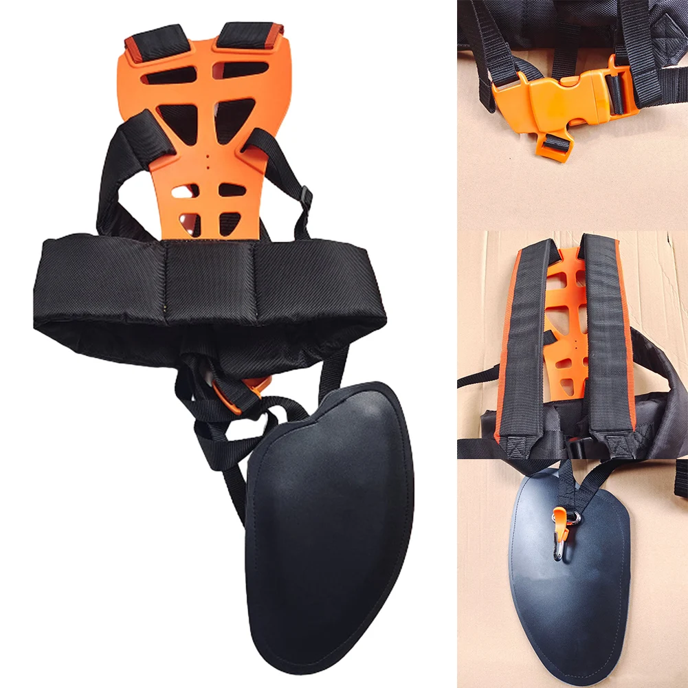 Adjustable Padded Shoulder Harness Strap For Comfortable For STIHL Brush Cutter With Thickened Wear-resistant Padded Waist Strap