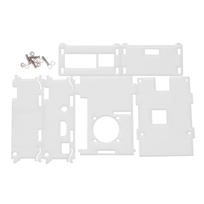 For Raspberry Pi 3 Model B+(Plus) Acrylic Case Transparent Box Cover Shell + Cooling Fan+Aluminum Heat Sink For Raspberry Pi 3 M
