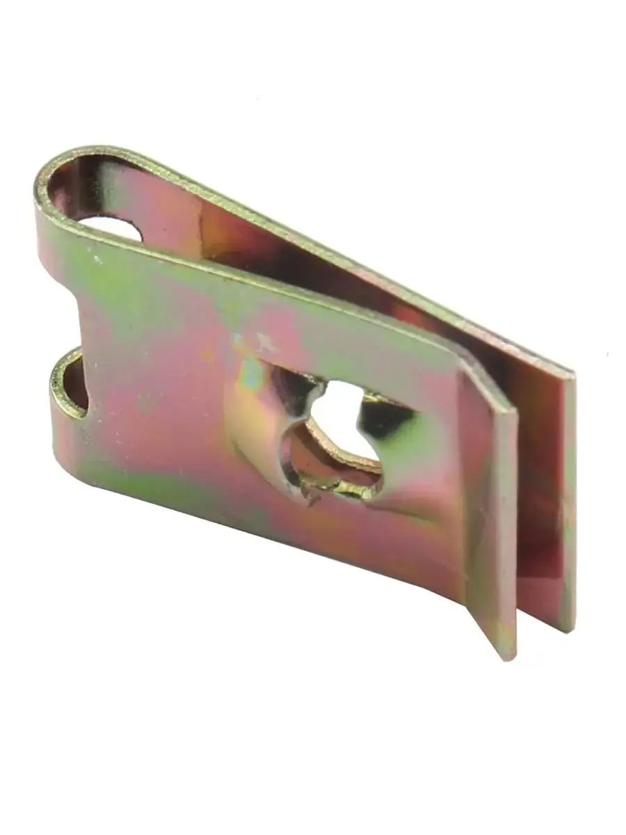 120 Stück Stahl-Clipmuttern/Blattfeder-U-Muttern, Sortiment an Schnellbefestigern – ideal für die Montage von Verkleidungsteilen an Autos und Motorrädern. – Detail 3