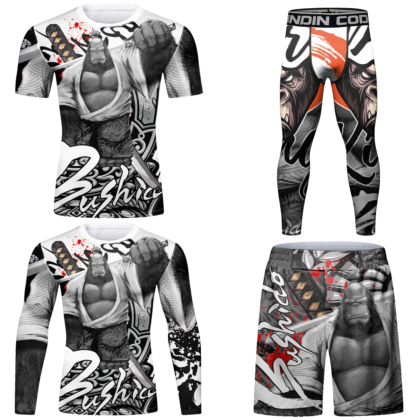 

Футболки Cody в японском стиле для джиу-джитсу gi Rashguard bjj, Шорты Для MMA, костюм для тренажерного зала в стиле вестлинга, боксерские комплекты, мужской тренировочный костюм