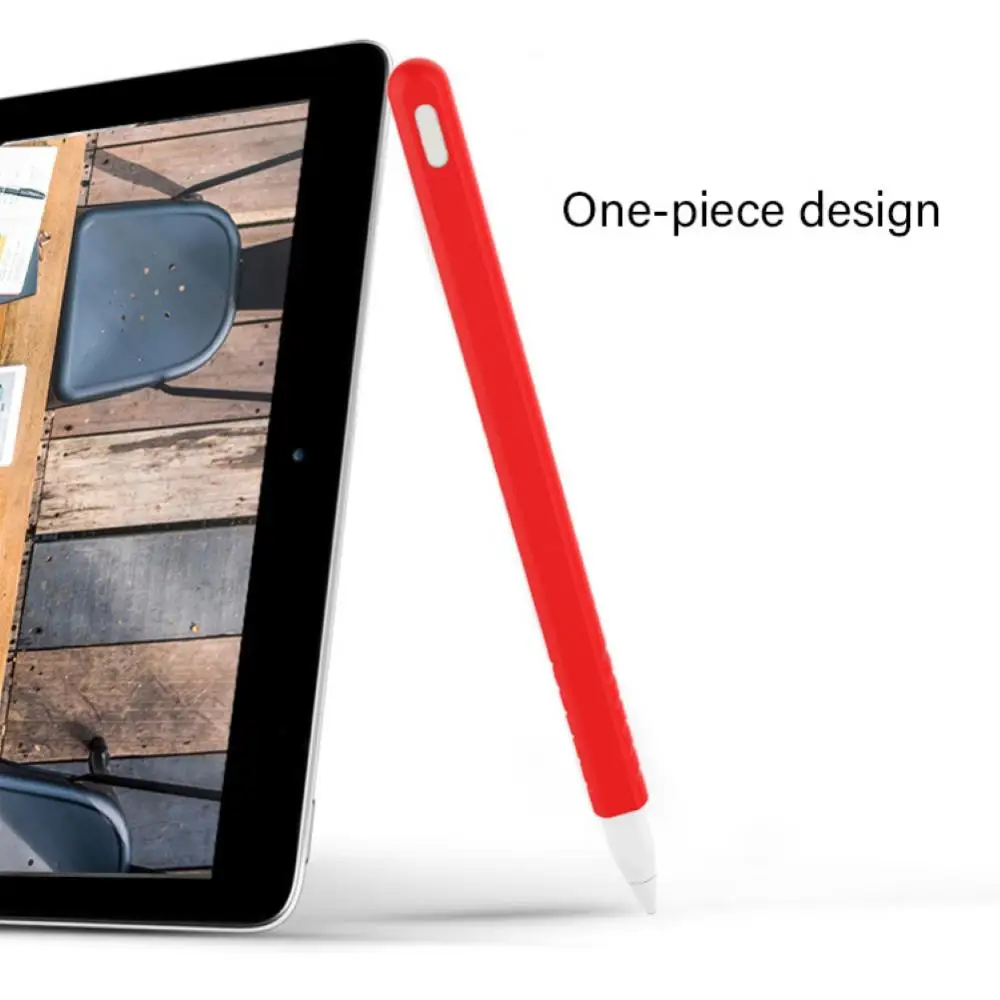 Capa de silicone slip para caneta apples, acessório, capa protetora, para apple, pencil, 2 polegadas