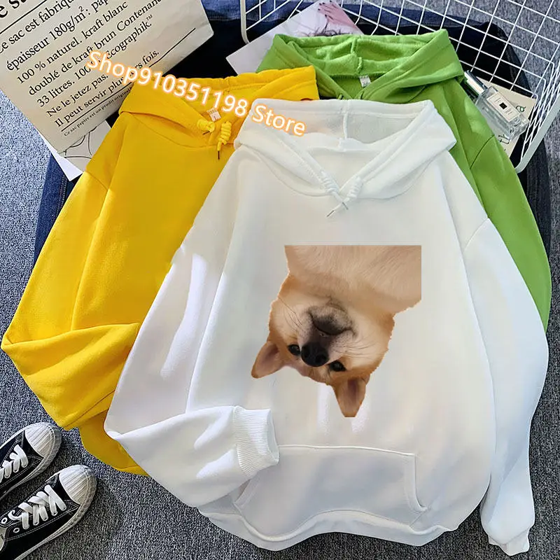 

Kawaii Shiba Inu Hoodie Ullzang Harajuku Funny Oversized Hoodies Women Cute Korean Style Autumn Winter Sweatshirt Hoody Female