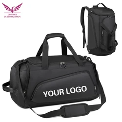 Custom Sports Gym Bag with logo Dry Wet fitness Handbags Swimming Shoulder bag DIY LOGO Crossbody Fitness Outdoor Travel Bag