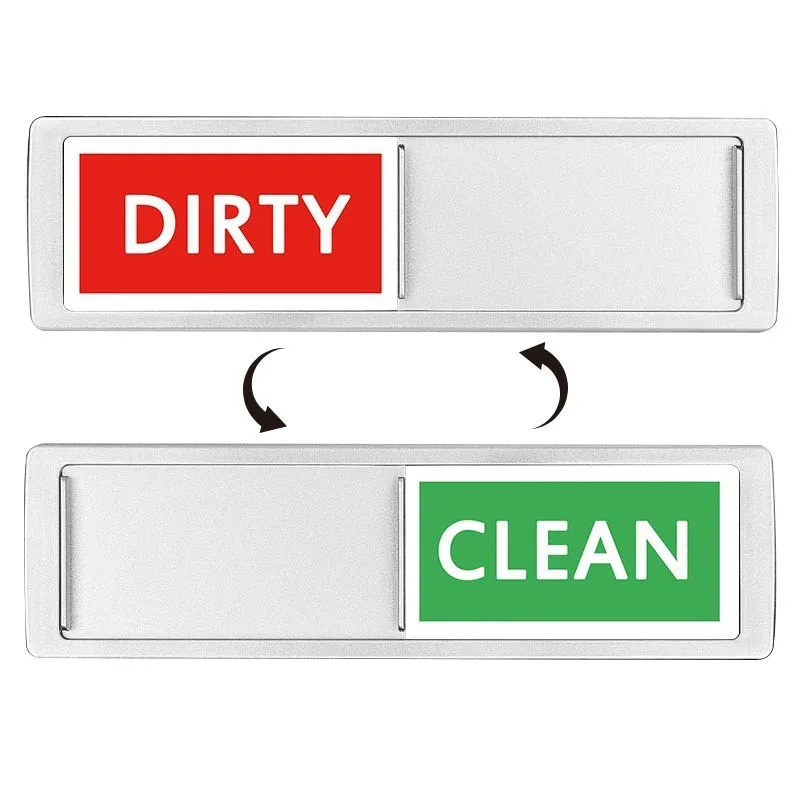 1pc Creative Multifunctional Dishwasher Magnet Clean Dirty Sign Magnet For Kitchen Refrigerator Dishwasher Magnet Home Room Deco