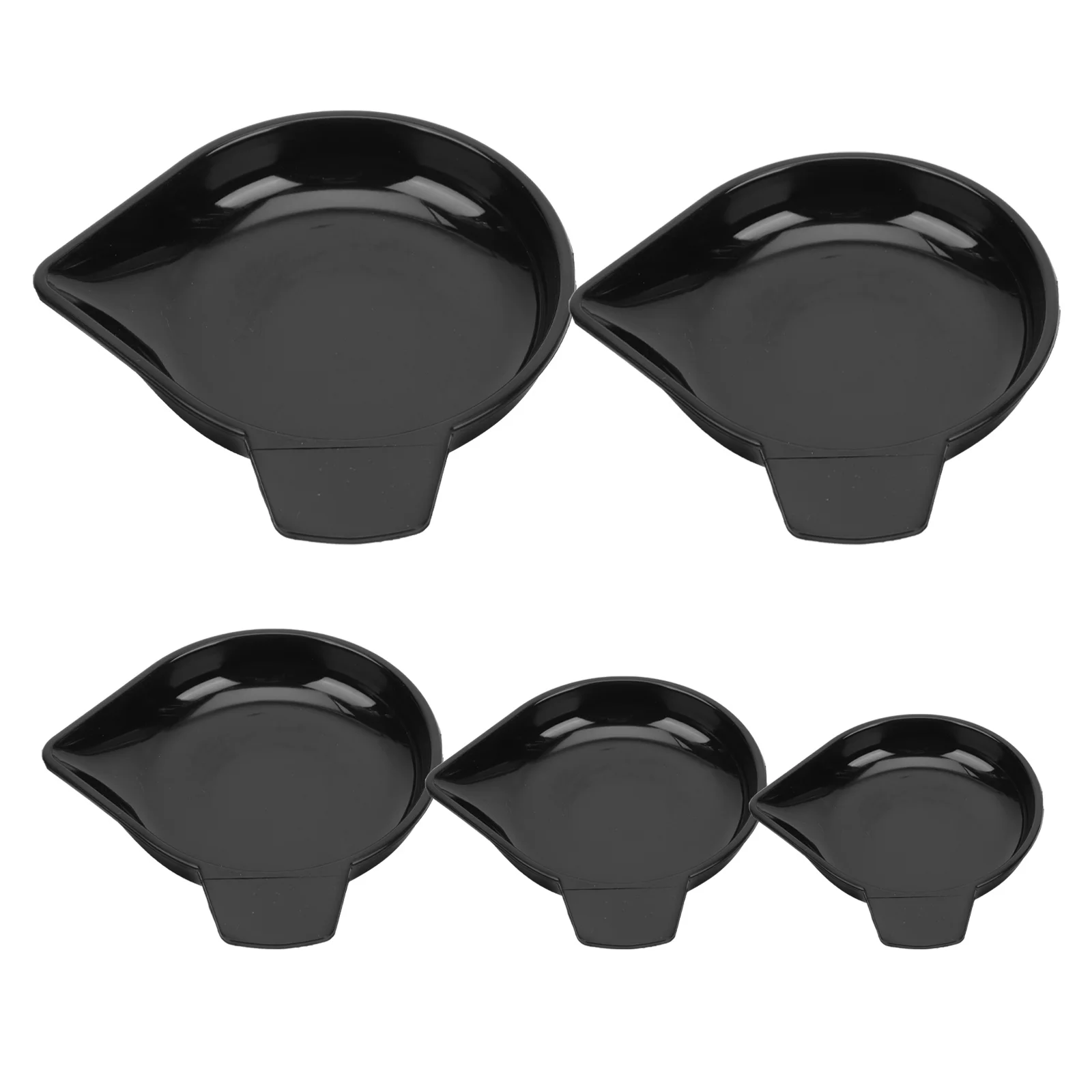 

5 Pcs Diamond Weighing Pan Kitchen Scale Tray Electronic Trays Measuring Cup Food Pp