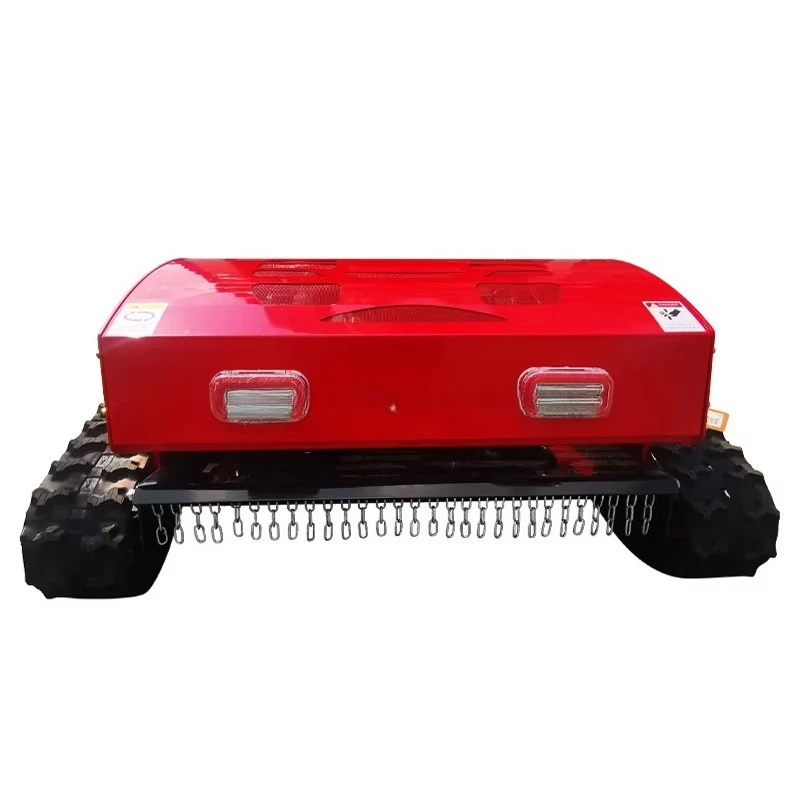 For~Multifunctional Crawler Weeder Remote Control Automatic Lawn Mower Land Reclamation Grass Cutter Self-Propelled Lawn Mower