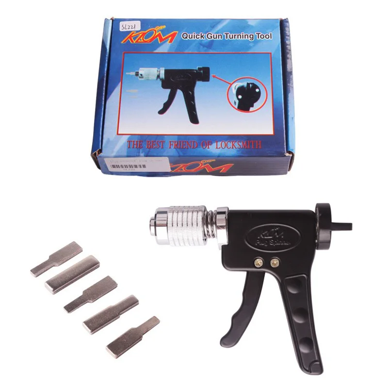

KLOM GOSO Original High Quality New lock Plug Spinner Quick Gun Turning Tools Professional Civil Door Lock Replacement Locksmith