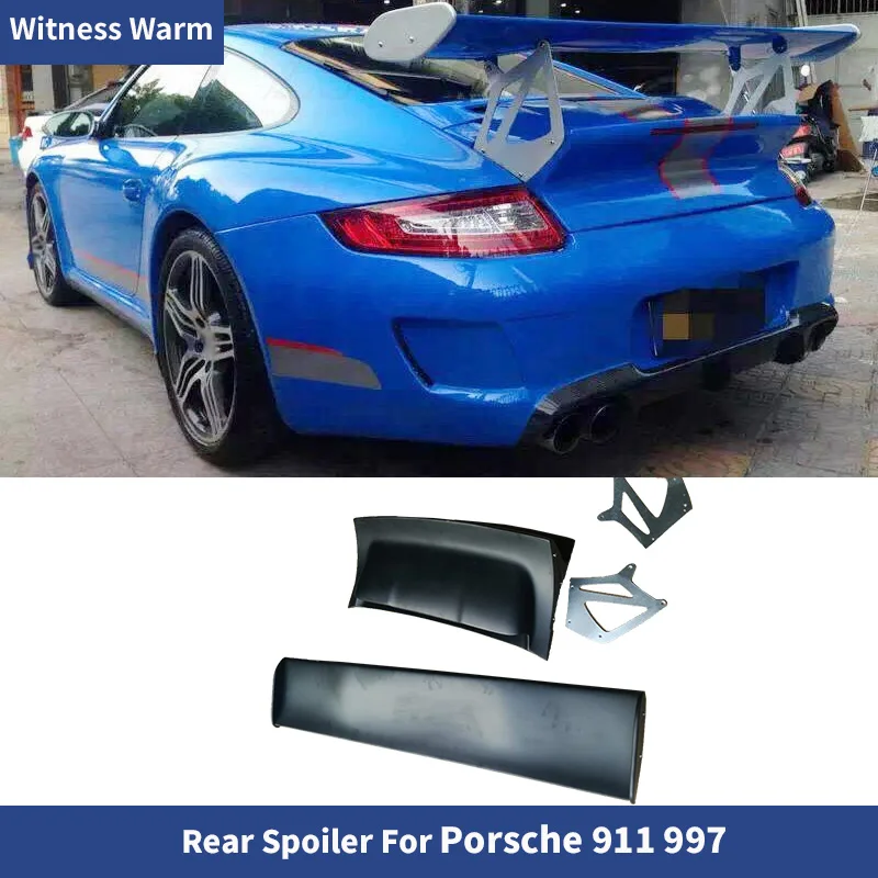 

For 2005-2012 997 Rear Wing Carbon Fiber Rear Lid Wind Lip For Porsche 911 Carbon Fiber Tail Spoiler For 997 997.1 997.2