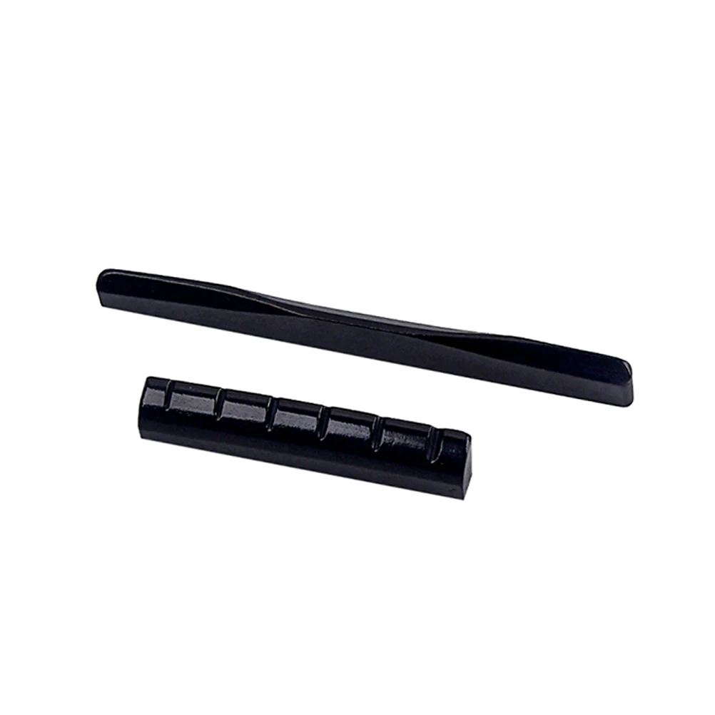 

2Pcs Guitar Bridge Saddle Nut Set Acoustic Electric Guitars GL905 Camel Bone Lightweight Accessories Slope Pillows