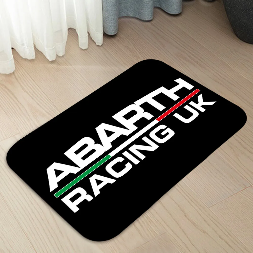 Abarth Car Doormat  Home Carpet Entrance Door Mats Modern Decor Carpet Bathroom  Floor Mats 013