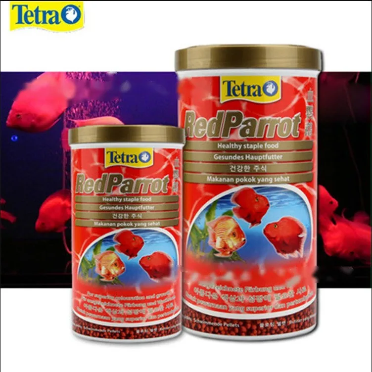 Tetra Color-Enhancing Fish Food | Floating Sticks for Blood Parrot Cichlid, Promotes Red Coloration & Growth | Premium Diet