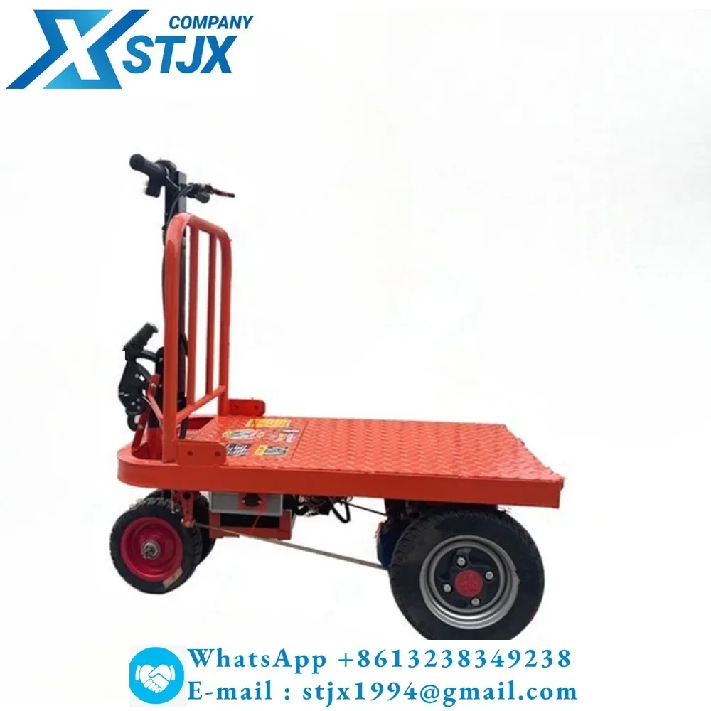 Folding Electric Flatbed Small Cargo Portable Trolley