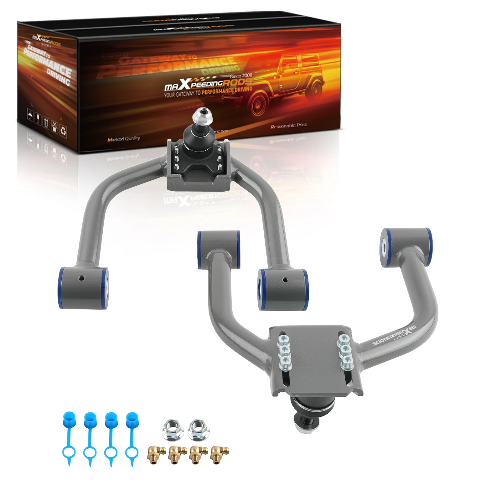 MaXpeedingrods 2x Front Adjustable Camber Kit Upper Control Arms For Lexus IS300 XE10 2001-2005