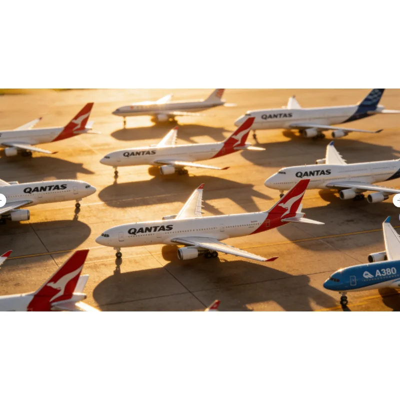 

Новая коллекционная модель самолета Boeing QANTAS A380/B747/B787 в масштабе 1:150, литая из смолы, для демонстрации и коллекции