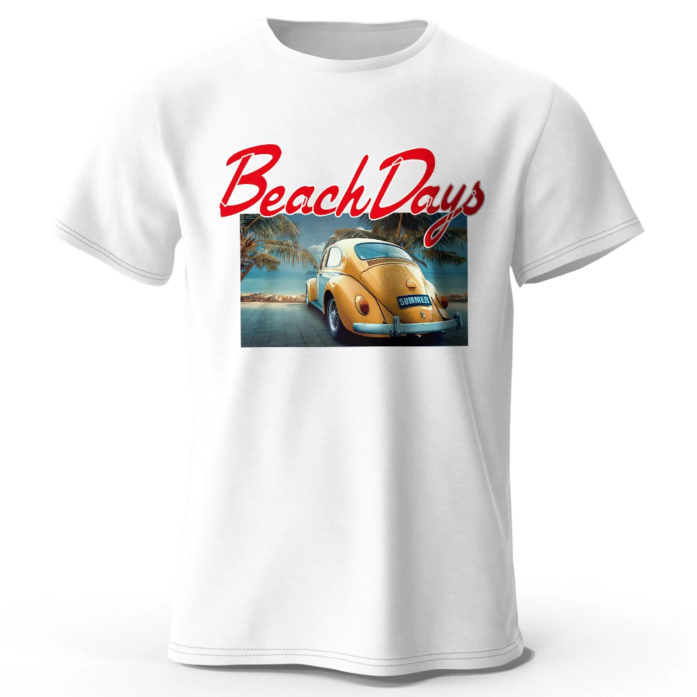 Hawaiianischer Feiertags-bedrucktes Unisex-T-Shirt für Männer und Frauen, T-Shirts, Tops, 100 % Baumwolle, Aloha-Blumengrafik, Luau-Party-Outfit