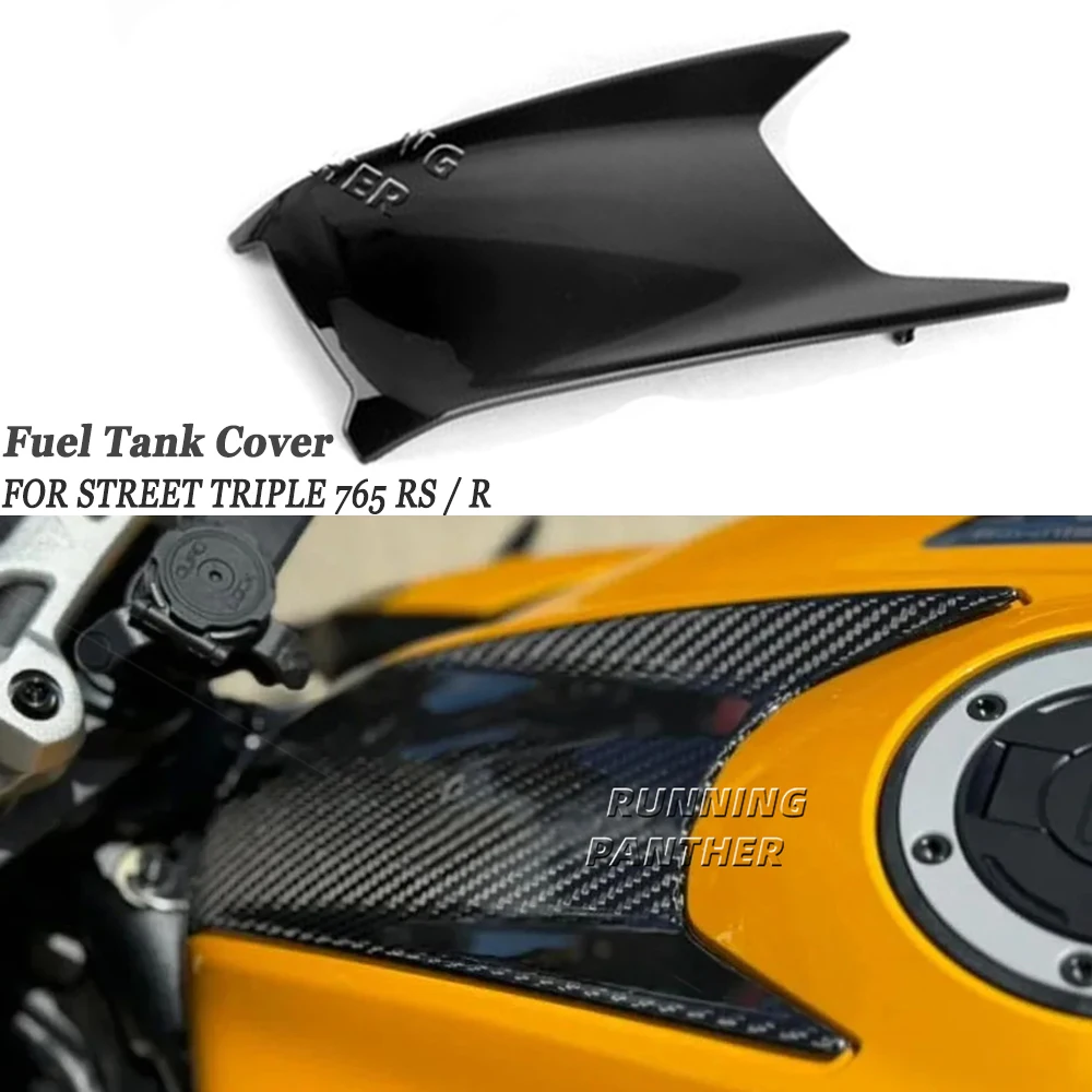 Carbon Fiber Gas Fuel Tank Panels Cover Air Box Fairing Cowl For Street Triple 765RS /moto2 2023 2024 Motorcycle Accessories