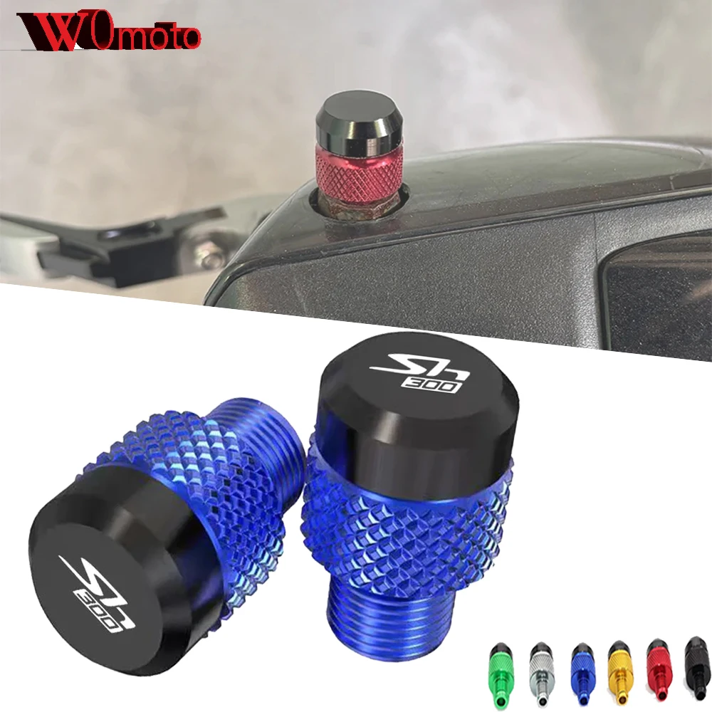 For Honda SH300 SH 300 SH300I SH 300I I Accessories Motorcycle M10*1.25 Aluminum Screws Bolts Mirror Hole Plugs Cap